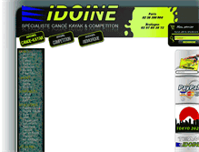 Tablet Screenshot of idoine-diffusion.fr